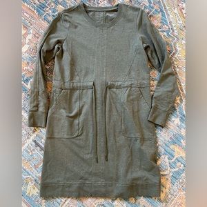 Athleta Greenish Heather Farallon Dress size M